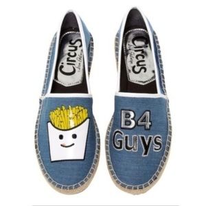 Circus by Sam Edelman Fries Espadrille Flats B4 Guys Slip On Shoes 7.5